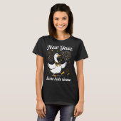 Funny New Year Same Silly Goose Happy New Year 202 Tシャツ (正面フル)
