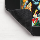 Funny New Years Eve 2024 Bigfoot And Fireworks Hum マウスパッド (コーナー)