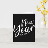 Funny New Years Eve New Year New Meh  カード (黄色い花)