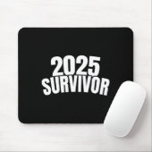 Funny New Years For Men 2025 Survivor  マウスパッド (マウス)