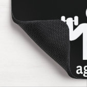 Funny New Years Resolution Workout Gym Time Exerci マウスパッド (コーナー)