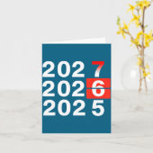 Funny New Years Shirts 67 Meme Boys New Years 2026 カード (黄色い花)