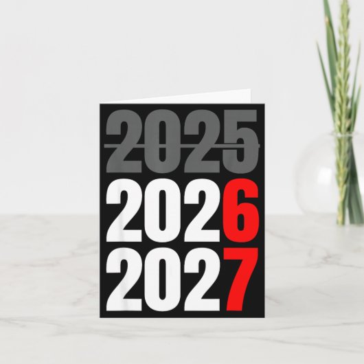 Funny New Years Shirts 67 Meme Boys New Years 2026 カード (正面)