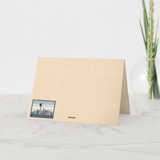 Funny New York Christmas カード (裏面)