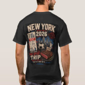 Funny New York Strip Soccer Tシャツ (裏面)