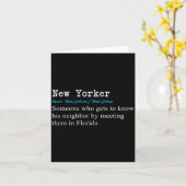 Funny New Yorker Dictionary Definition Gif  カード (黄色い花)