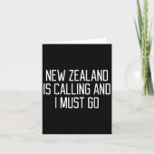 Funny New Zealand Quote  カード (正面)