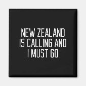 Funny New Zealand Quote  マグネット (正面)