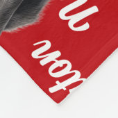 Funny Newfoundland Dog Name Pattern Christmas フリースブランケット (角)