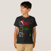 Funny Nice Naughty 6 7 Meme Christmas Six Seven  Tシャツ (正面フル)