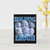 Funny Niche Baby Gen Z Meme Ai Viral Giggling Ai L カード (黄色い花)