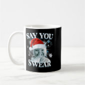 Funny Niche Baby Gen Z Meme Ai Viral Giggling Ai L コーヒーマグカップ (左)