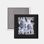 Funny Niche Baby Gen Z Meme Ai Viral Giggling Ai L マグネット (正面/裏面)