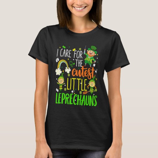 Funny NICU Nurse Care For Little Leprechauns St Pa Tシャツ (正面)