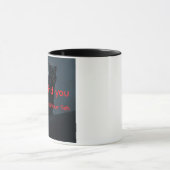 Funny Ninja Cat Meme Customizable Coffee Mug マグカップ (中央)