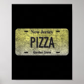 Funny Nj State Vanity License Plate Zza  ポスター (正面)