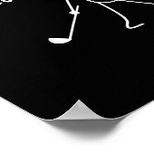 Funny No Golf Today,rain,golf Lover Funny Gift Tee ポスター (角)