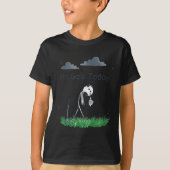 Funny No Golf Today Sad Stickman Golfer Golfers Me Tシャツ (正面)