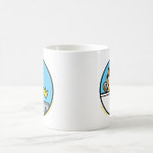 Funny No Kings Cat Cartoon Mugs コーヒーマグカップ (中央)