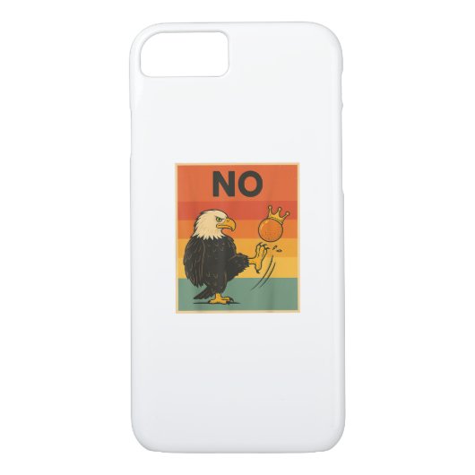 Funny No Kings In America Men Women Case-Mate iPhoneケース (裏面)