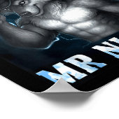 Funny No More Mr Nice Guy Alpha Wolf Meme Unhinged ポスター (角)