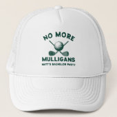 Funny “No More Mulligans” Golf Bachelor Party  キャップ (正面)