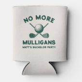Funny “No More Mulligans” Golf Bachelor Party  缶クーラー (正面)