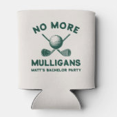 Funny “No More Mulligans” Golf Bachelor Party  缶クーラー (裏面)