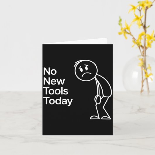 Funny No New Tools Today  カード (黄色い花)