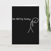 Funny No Skiing Today カード (正面)