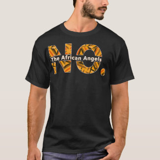Funny No The African Angels African American Wome Tシャツ