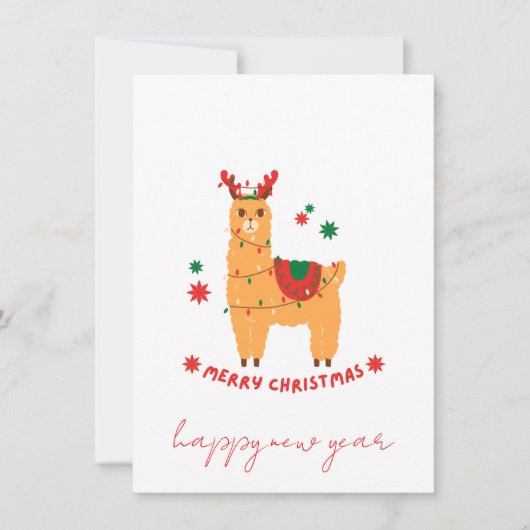  funny noel cartoons santa card (正面)