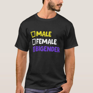 Funny Nonbinary And Bigender Tシャツ