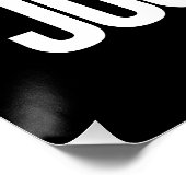 Funny Not Fortunate Just Good Monarch Butterfly ポスター (コーナー)