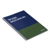 Funny Notebook, Humorous Writing Pad Journal, Note ノートブック (右側)