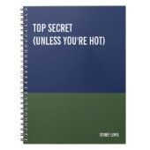 Funny Notebook, Humorous Writing Pad Journal, Note ノートブック (正面)