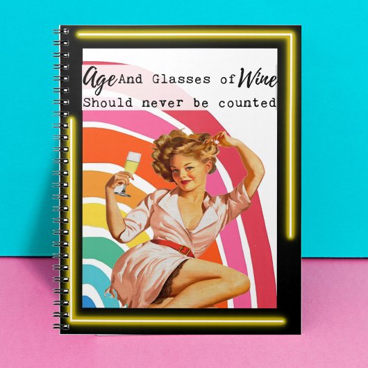 Funny Notebook Journal Best Friend Gift "Age" ノートブック