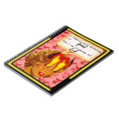 Funny Notebook Journal Best Friend Gift "Evil" ノートブック (左側)