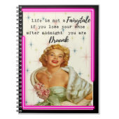 Funny Notebook Journal Best Friend Gift "Fairy" ノートブック (正面)