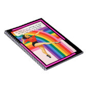 Funny Notebook Journal Best Friend Gift "Prune" ノートブック (右側)