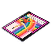 Funny Notebook Journal Best Friend Gift "Prune" ノートブック (左側)