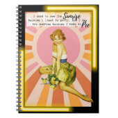 Funny Notebook Journal Best Friend Gift "Sunrise" ノートブック (正面)