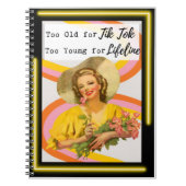 Funny Notebook Journal Best Friend Gift "TikTok" ノートブック (正面)