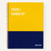 Funny Notebook, Snarky Writing Pad Journal, Note ノートブック (正面)