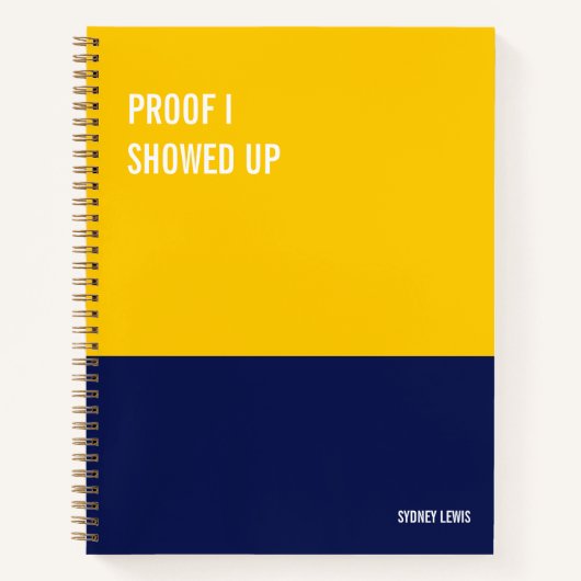 Funny Notebook, Snarky Writing Pad Journal, Note ノートブック (正面)