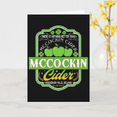 Funny Nothing Better Than Mcin Cider St. Patricks  カード (黄色い花)
