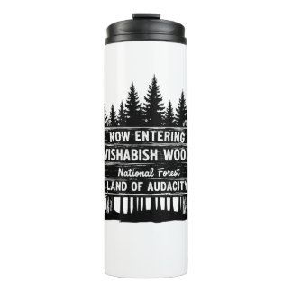 Funny Now Entering I Wishabish Woods Forest Audaci タンブラー