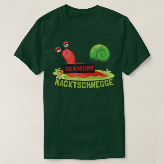 Funny nudibranch slug Fun Tシャツ (デザイン正面)