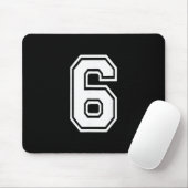 Funny Number 6 67 Meme Costume Matching Group Hall マウスパッド (マウス)