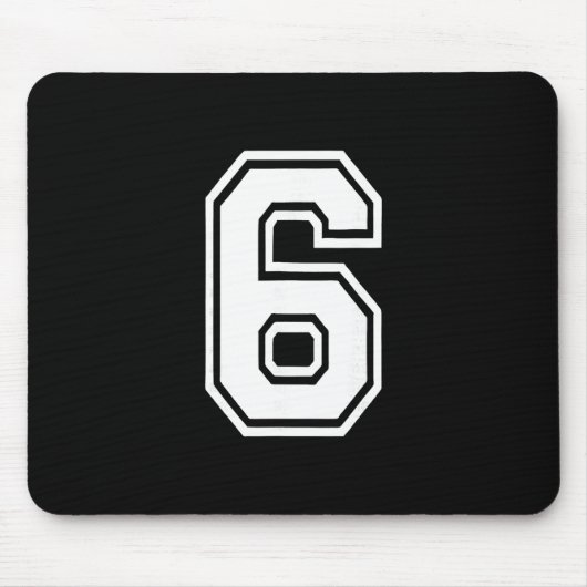 Funny Number 6 67 Meme Costume Matching Group Hall マウスパッド (正面)